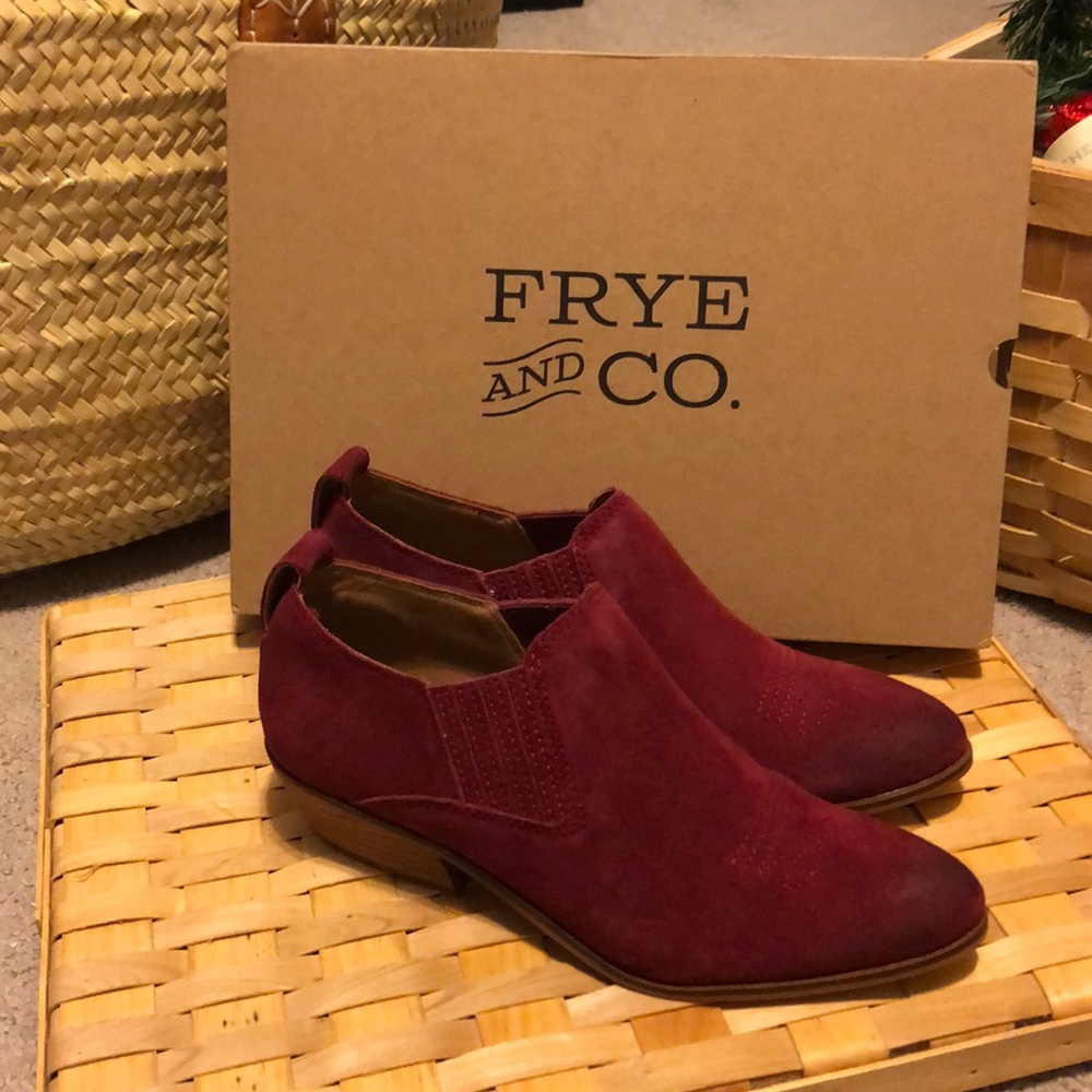 Frye Rubie Western Slip in Bootie